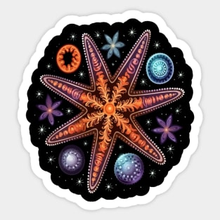 Starfish Halloween Sticker